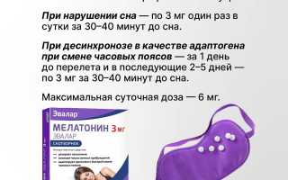 Дозировка мелатонина: Сколько мелатонина следует принимать