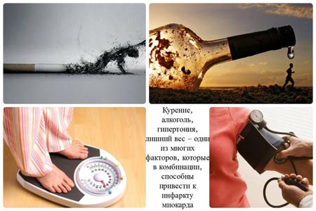 Факторы, которые могут спровоцировать инфаркт миокарда