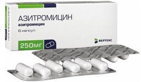 Таблетки Азитромицин 6 штук блистер
