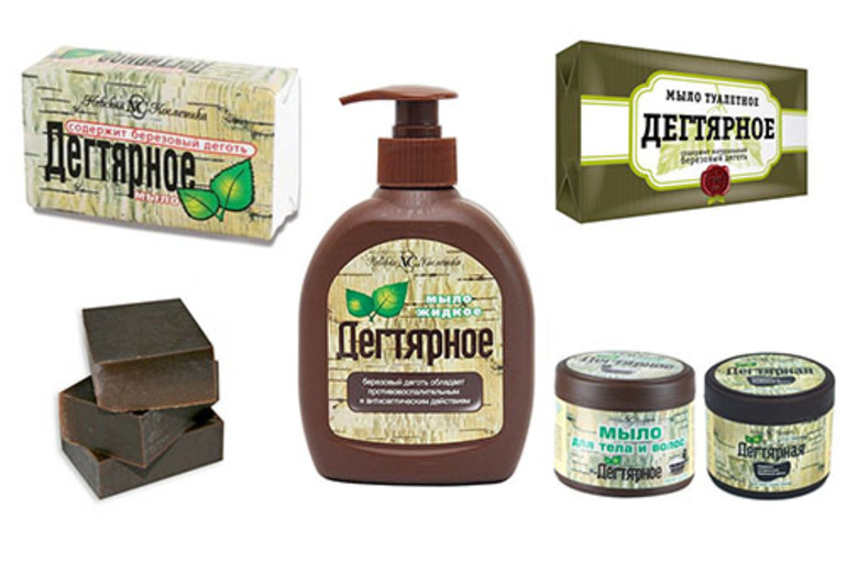 Дегтярное мыло для лица