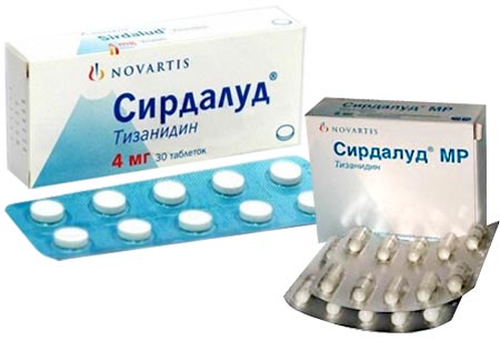 Упаковка таблеток Сирдалуд - Тизанидин