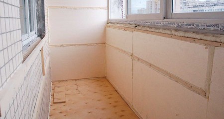 Утепление балкона