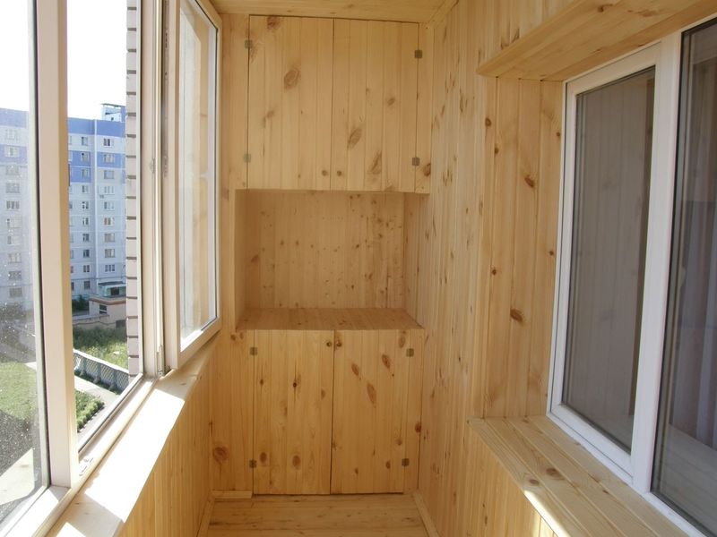 Внутренняя отделка балкона варианты
