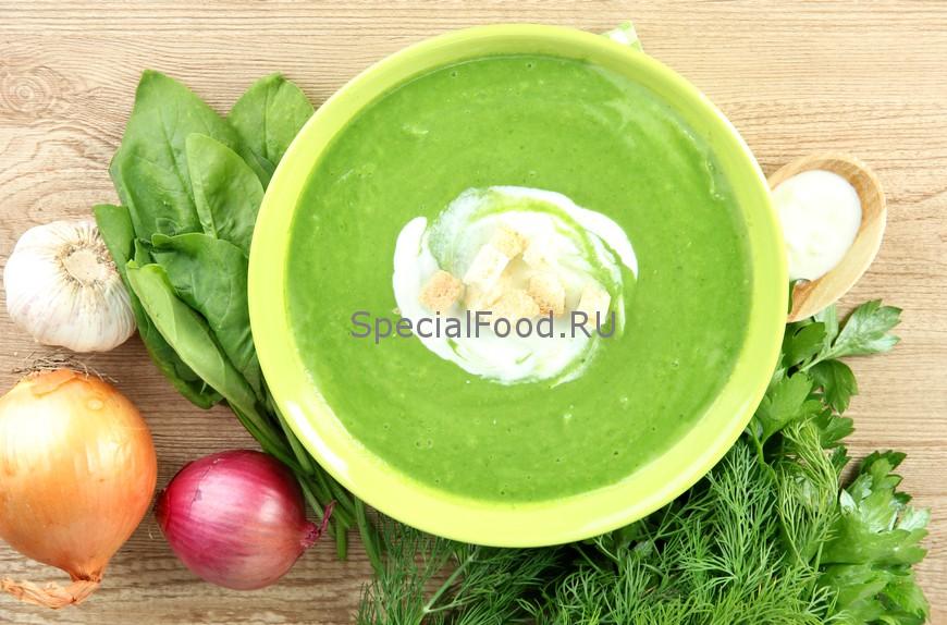 Суп из шпината