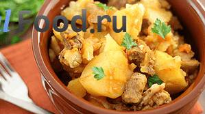 Картофель с мясом