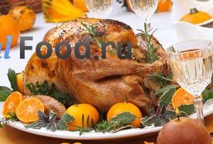 Блюда с мандаринами