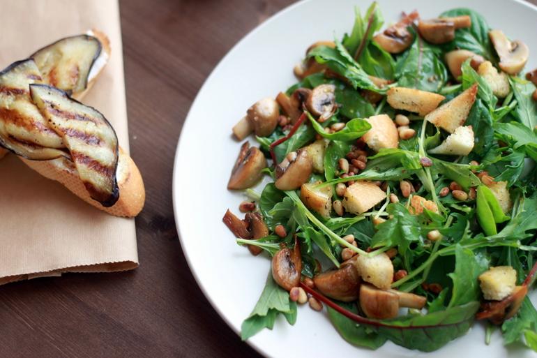 Салат грибы