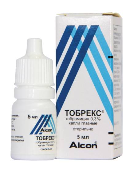 Тобрекс - капли для глаз Глазные капли Тобрекс