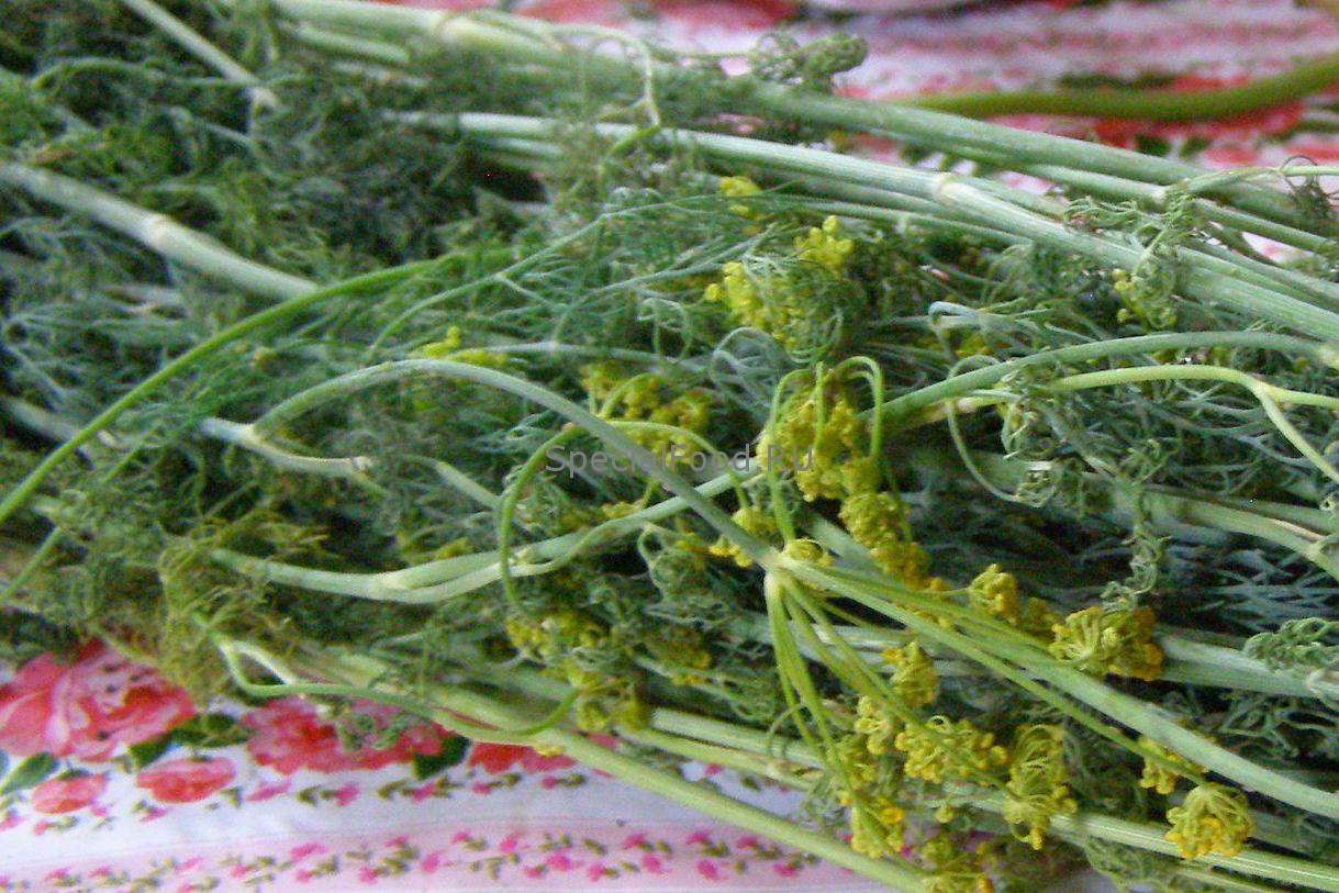 Зелень сушеная