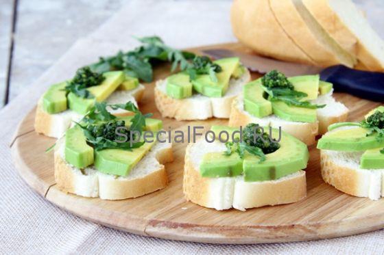 Бутерброды с авокадо