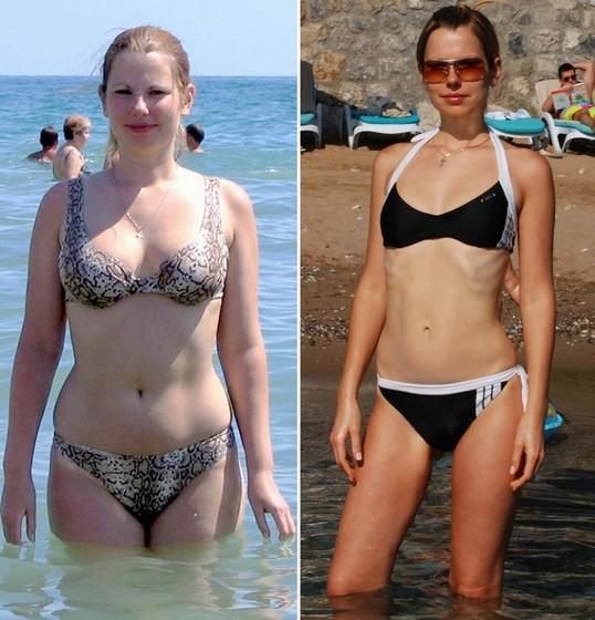 Быстрые диеты - фото до и после