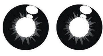 Линзы для Хеллоуина Черные линзы