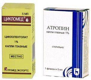 Глазные капли Атропин Цикломед