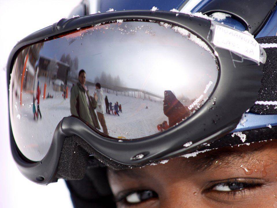 Закрытый вид Очки для горных лыж