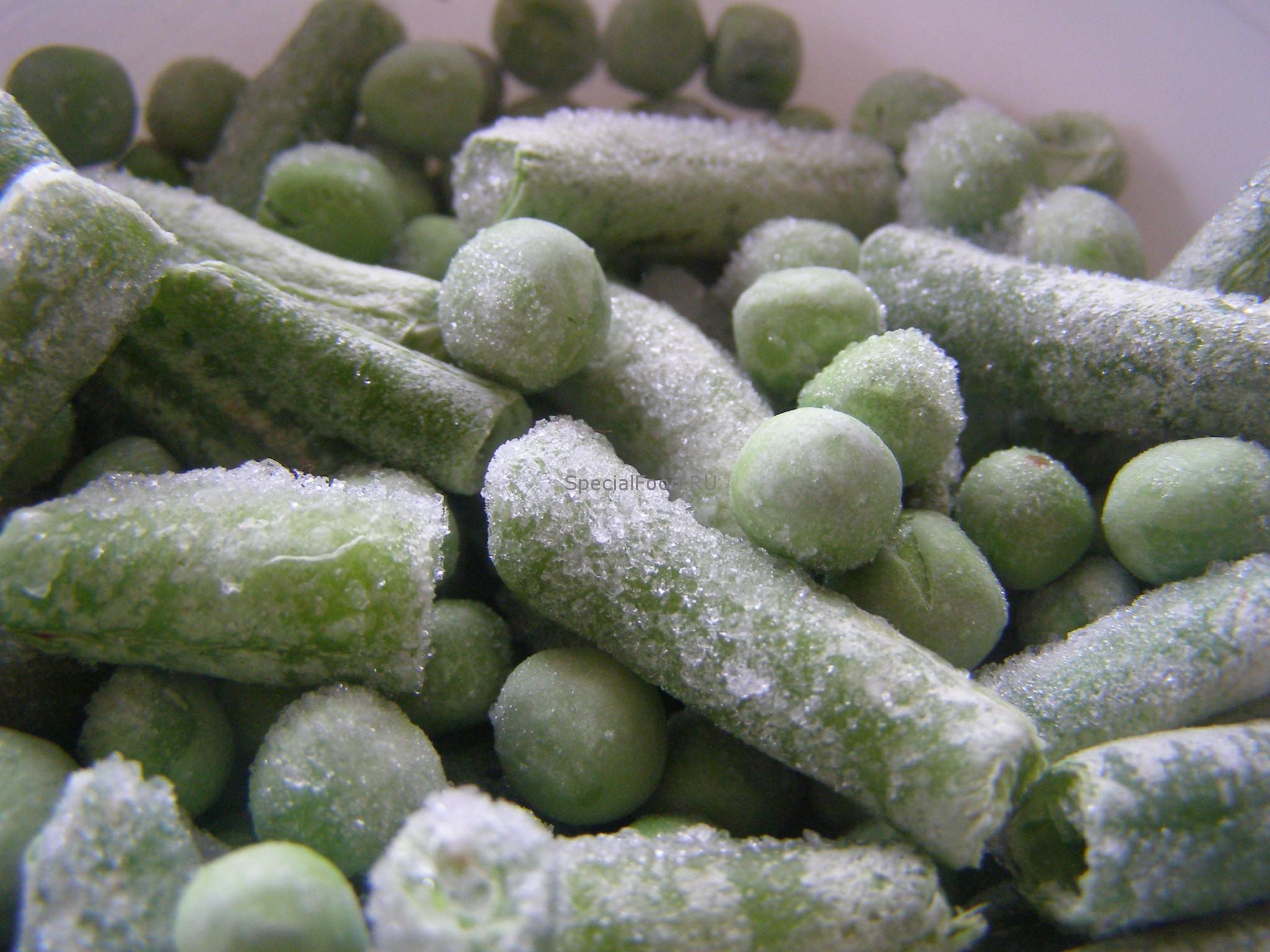 Горошек и фасоль спаржевая