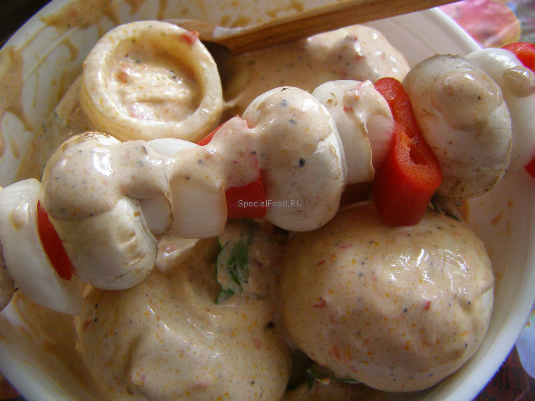 Грибы в маринаде