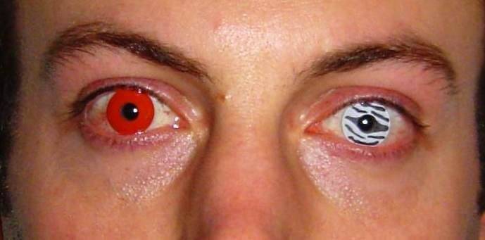 Разнообразие контактных линз Линзы для карнавала