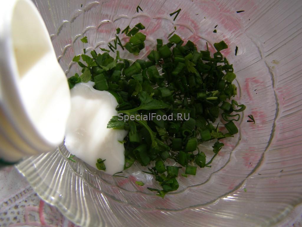 Соус для шпината