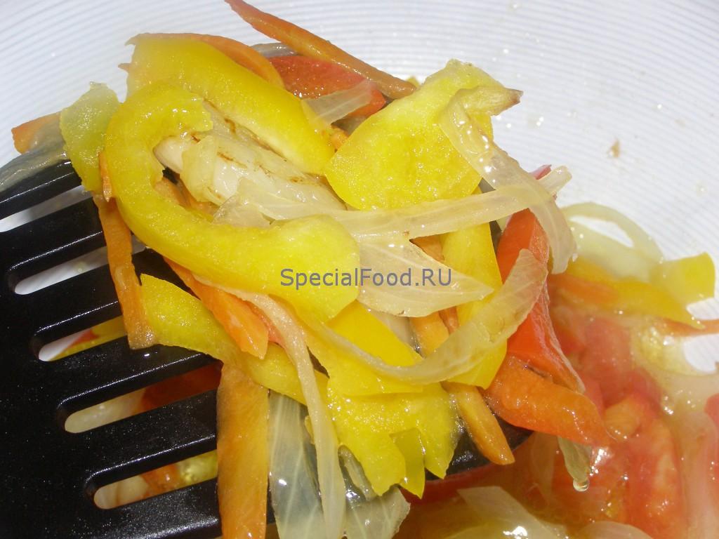 Жарим овощи