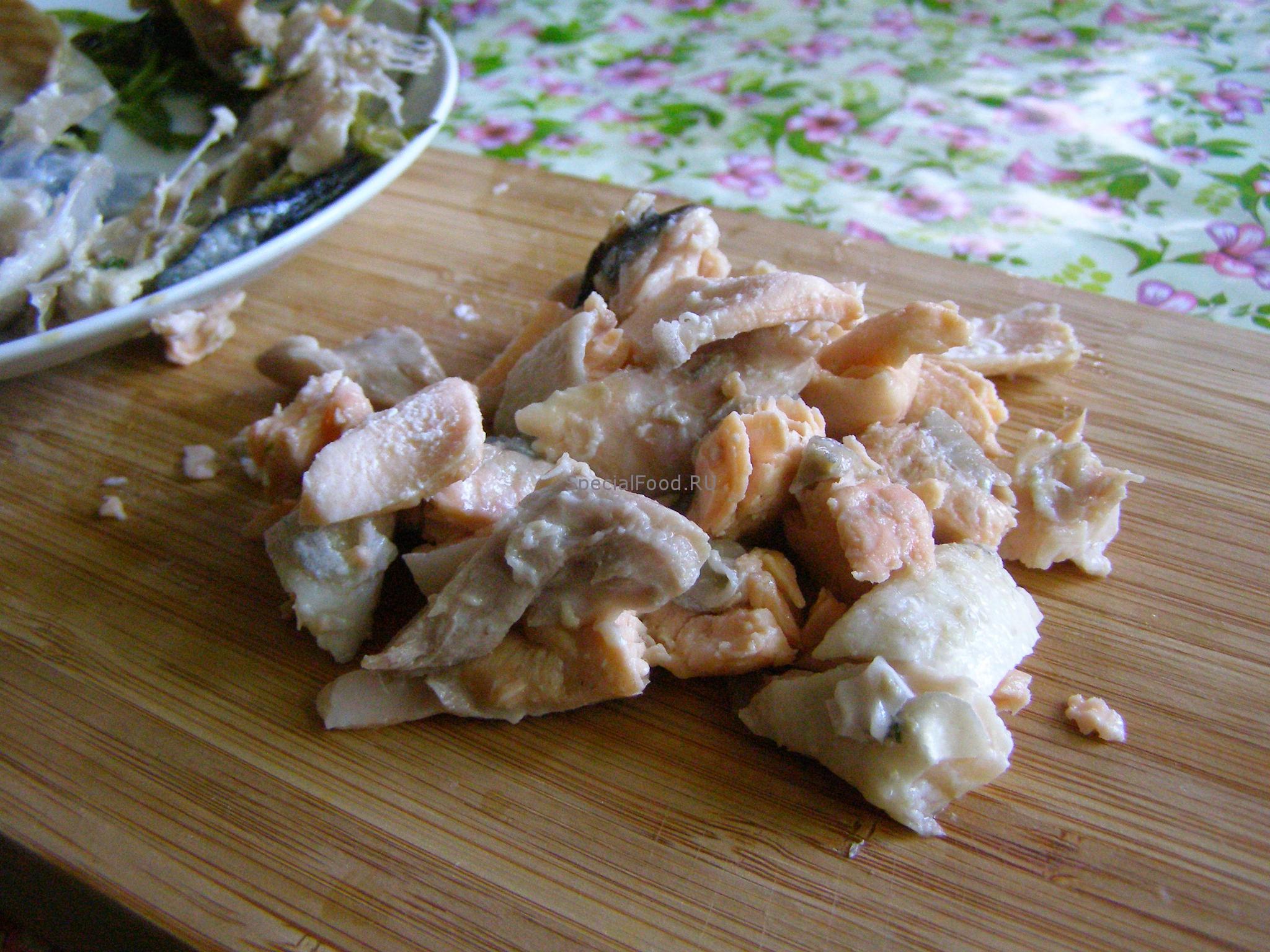 Кусочки рыбы