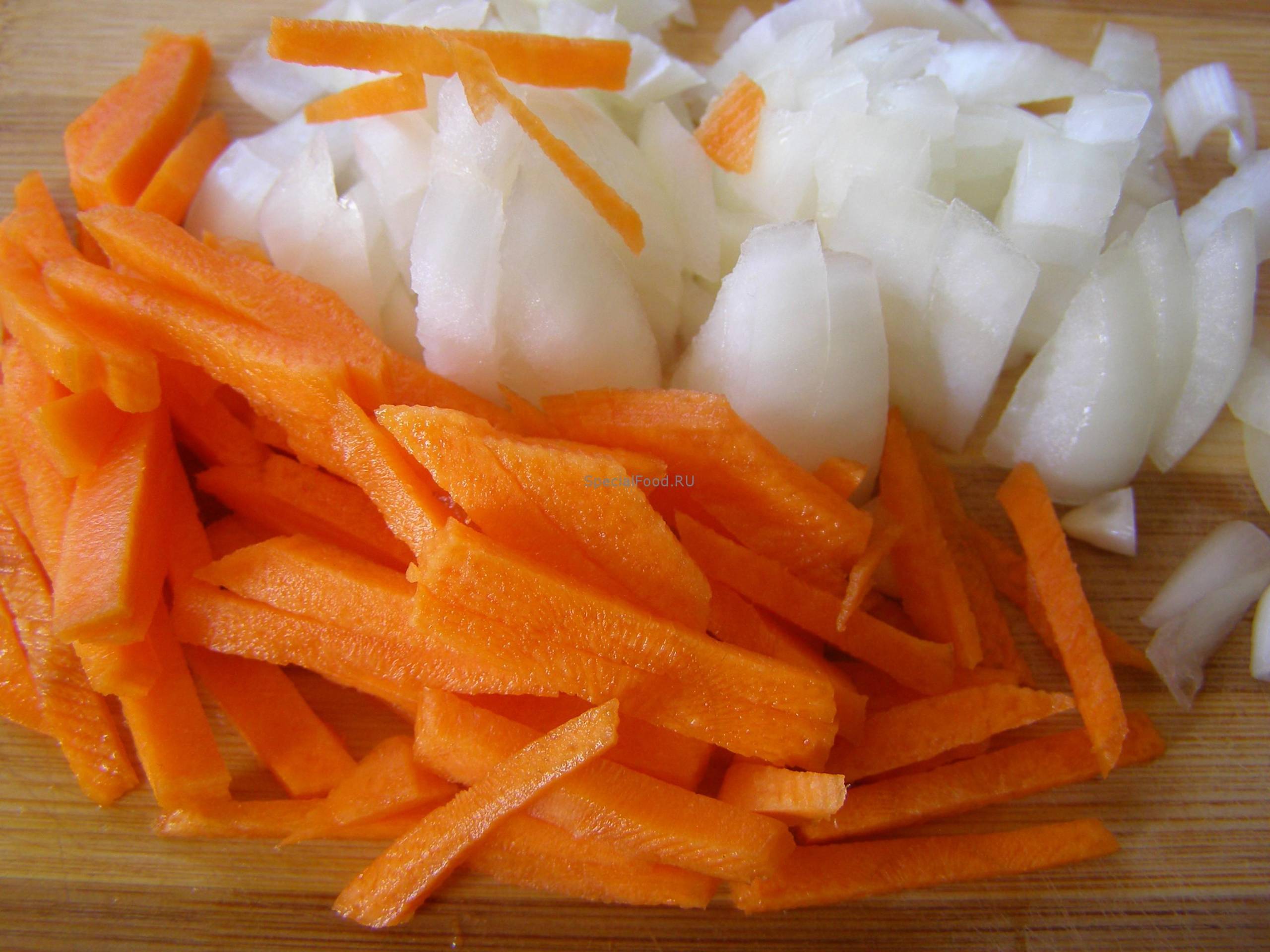 Лук и морковь