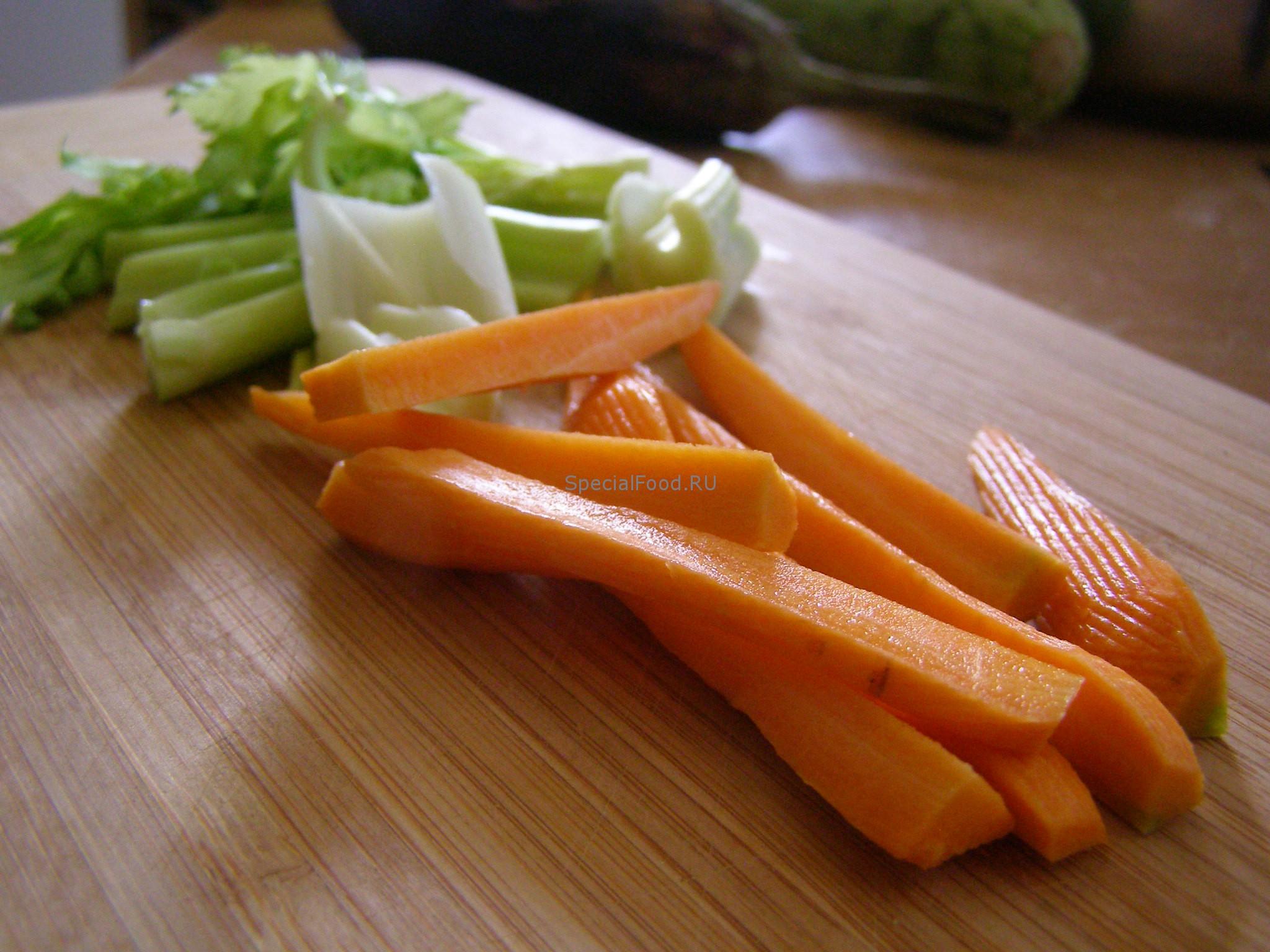 Морковь и сельдирей