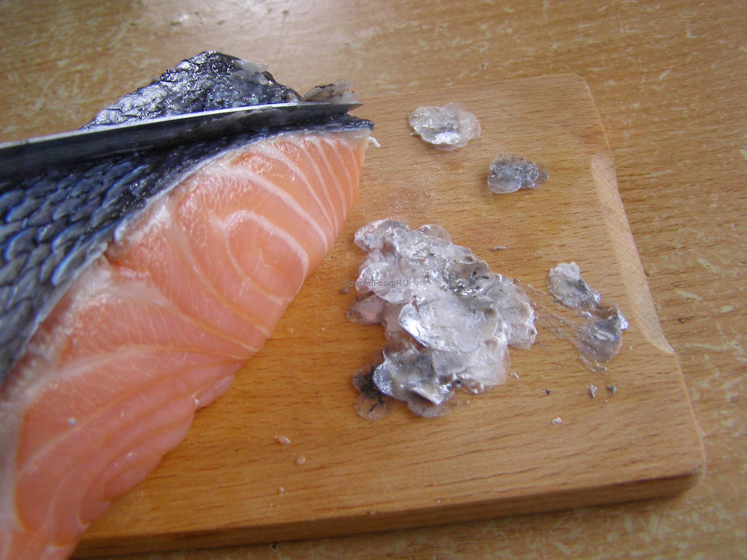 Очистим семгу