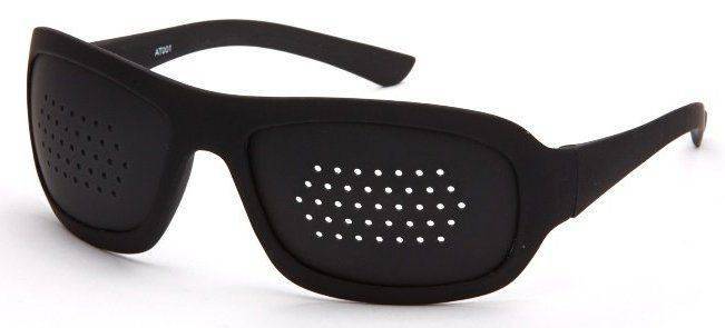 Вид тренажера Очки с дырками