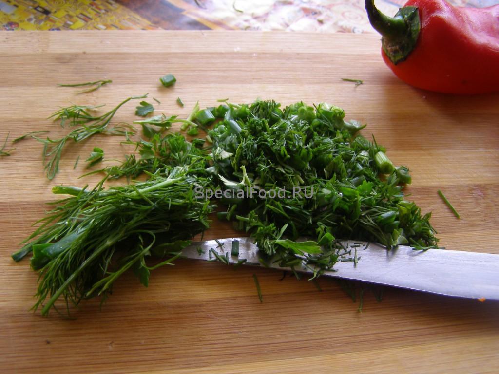Режем зелень