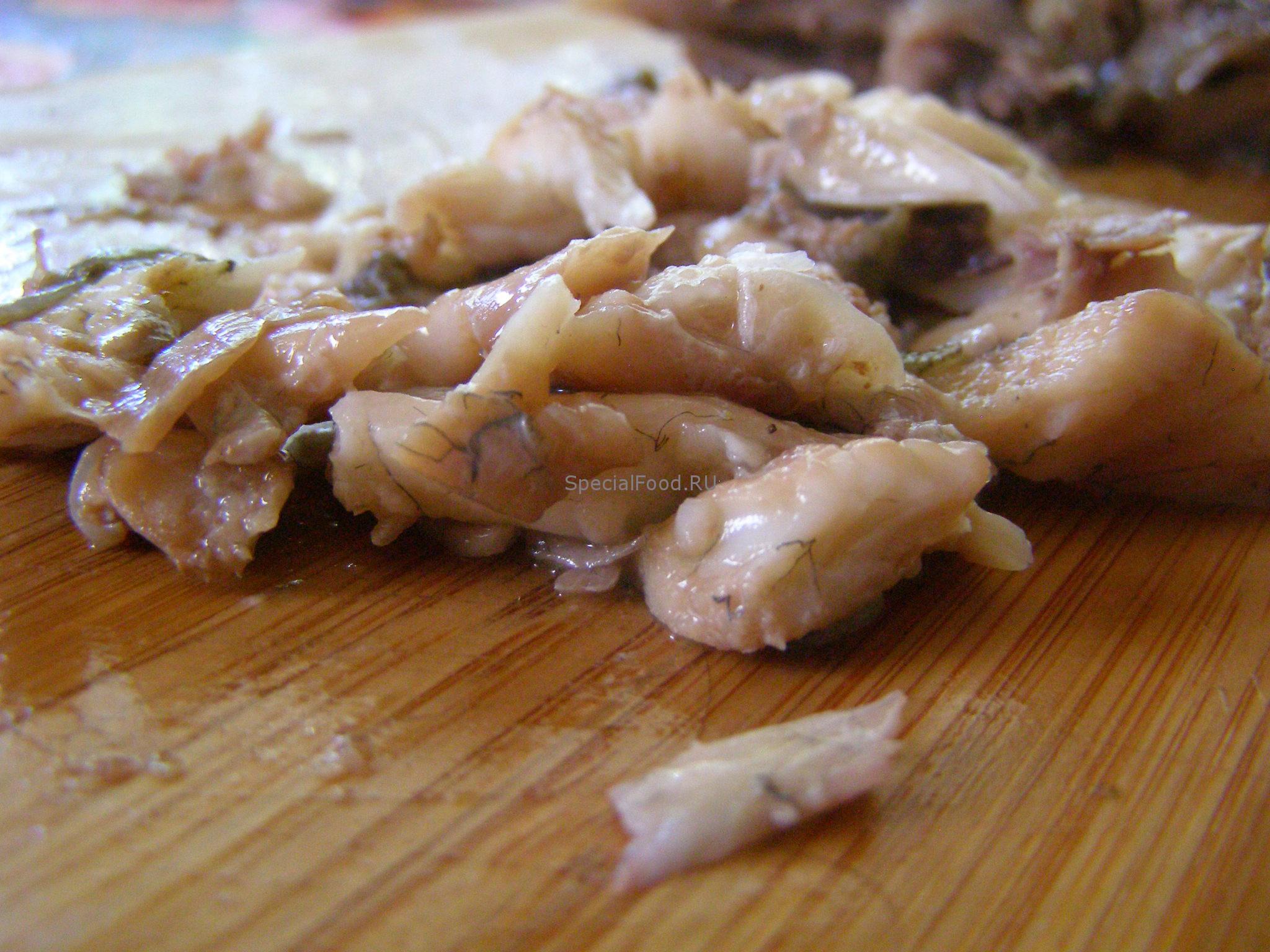 Отделим мясо