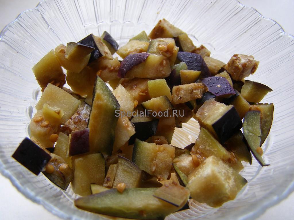 Отвариваем баклажан