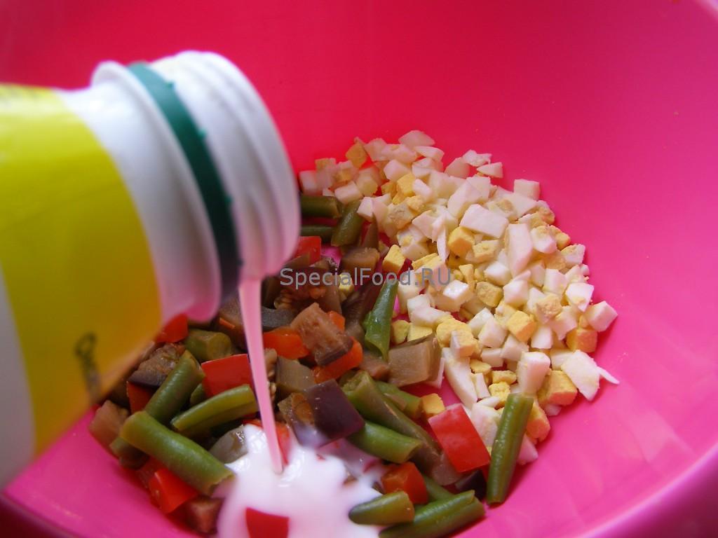 Заправим гарнир йогуртом