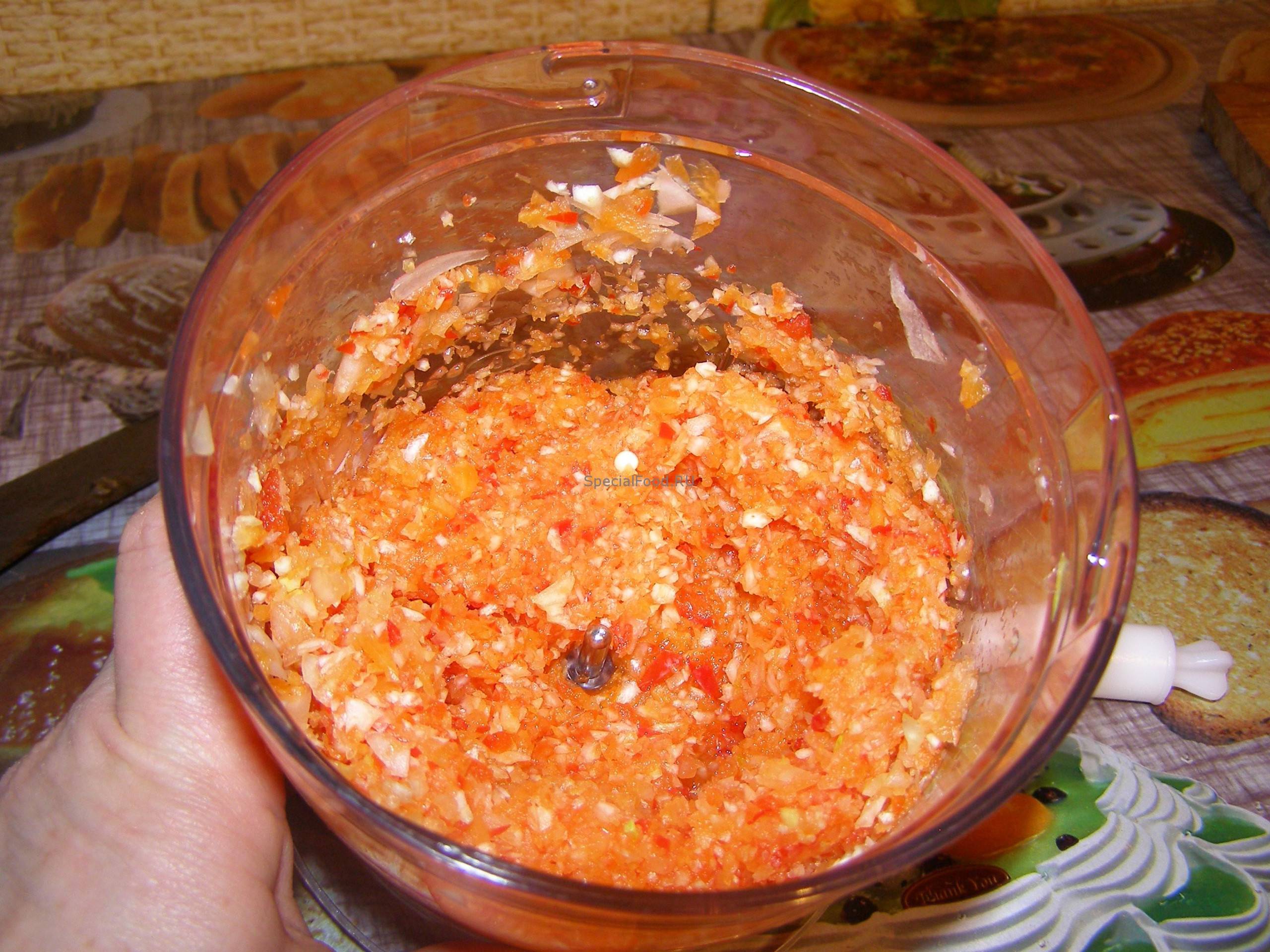 Овощи в блендере