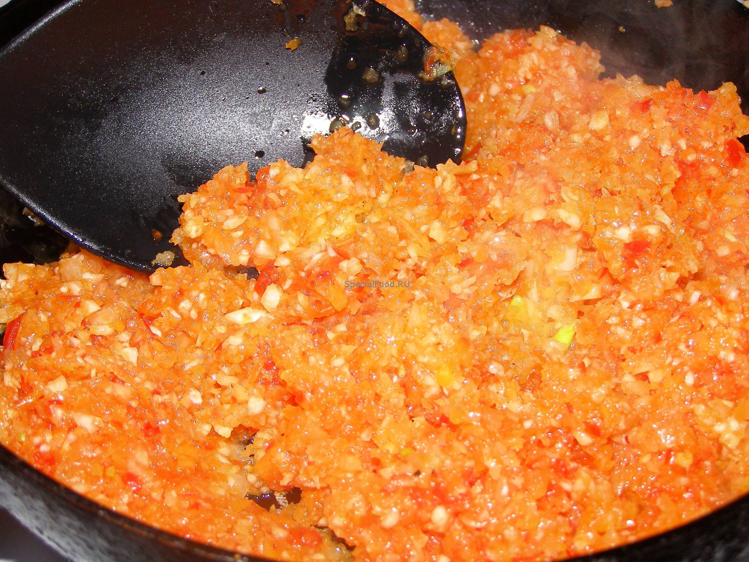 Овощи в сковороде