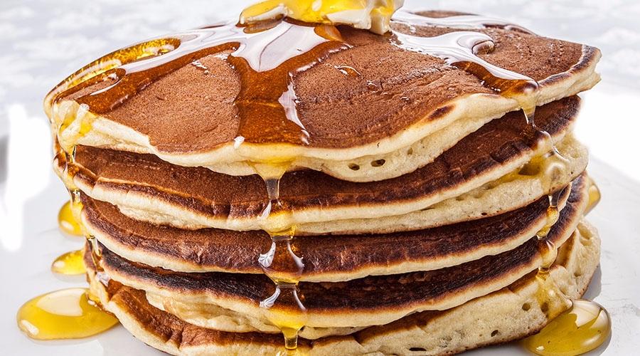 Овсяные оладушки с медом