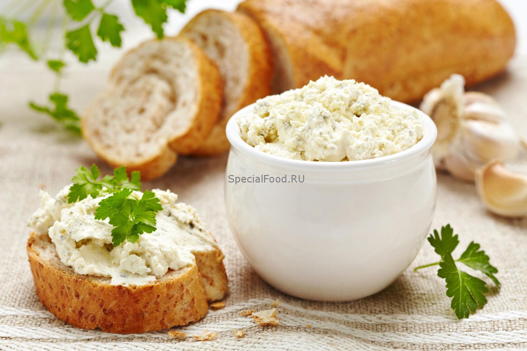 Творог и зелень