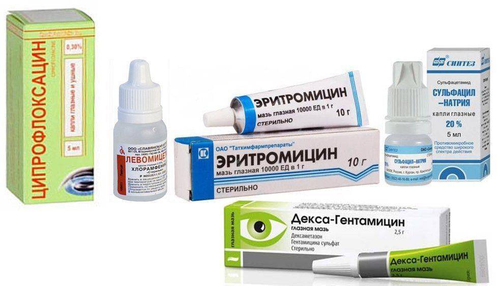 Препараты для лечения ячменя Капли и мази при ячмене