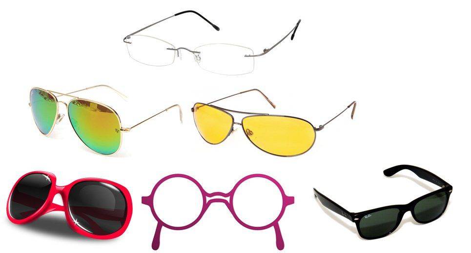 Виды очков Формы оправ