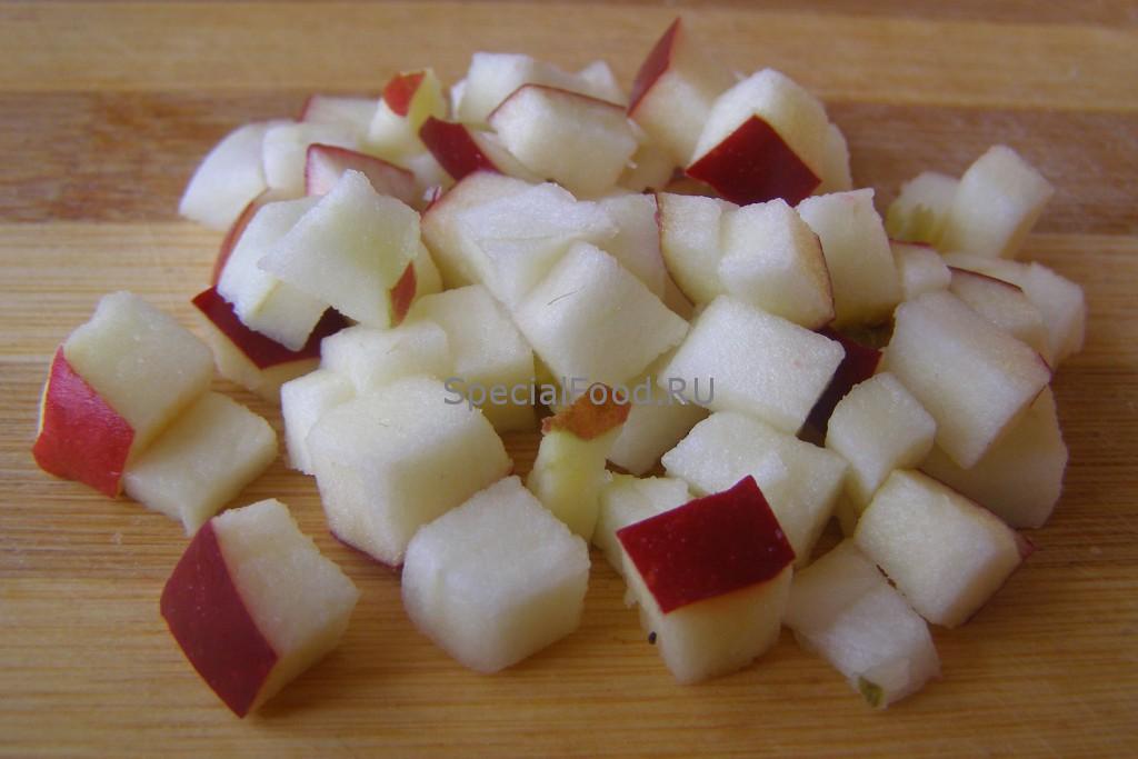 Порезать яблоко