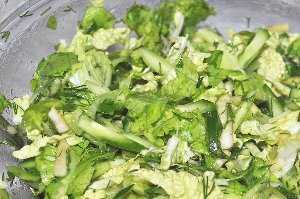 Салат овощной диетический