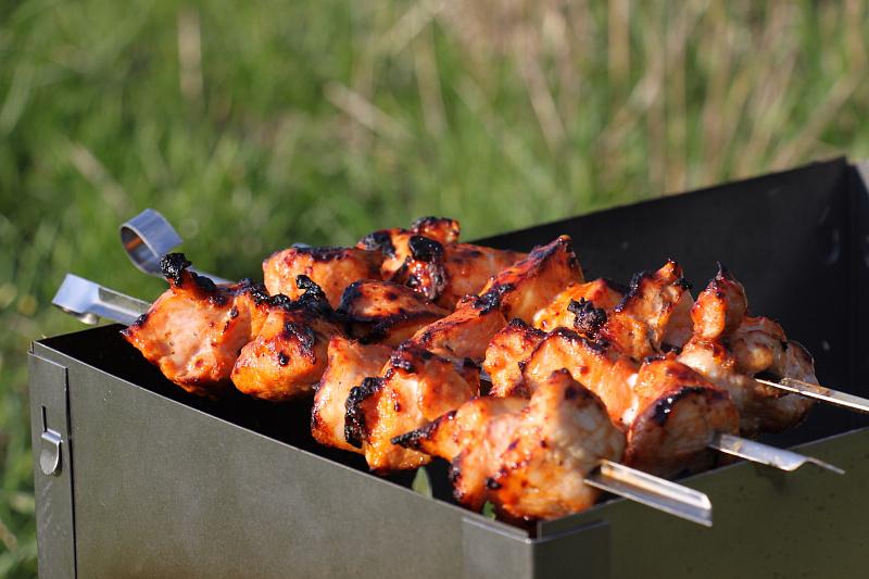 Шашлык на мангале