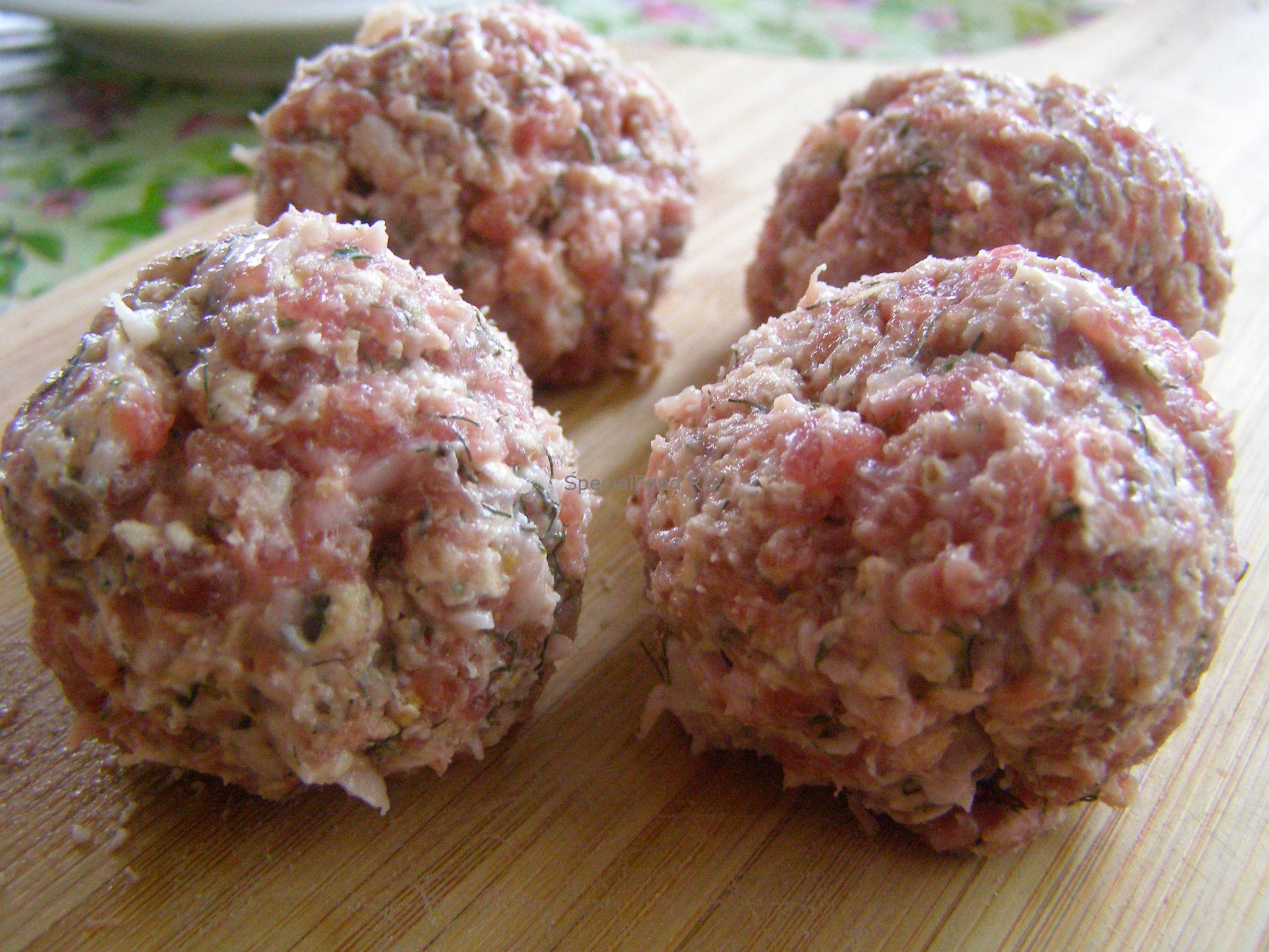 Слеплены биточки