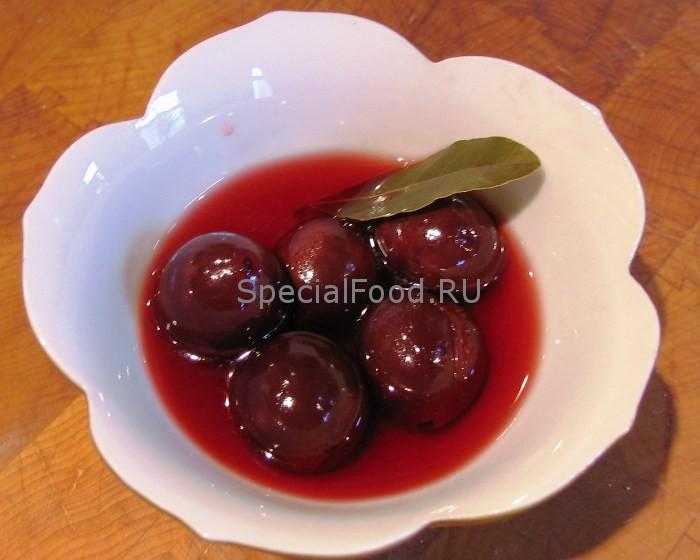 Маринованные сливы