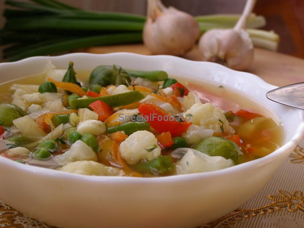 Суп овощной для похудения