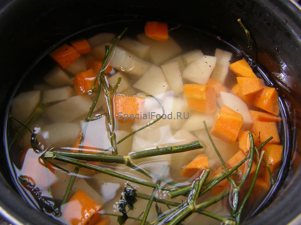 Варим овощи