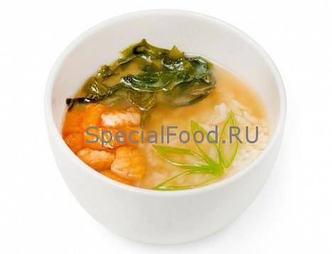 Бульон с лососем