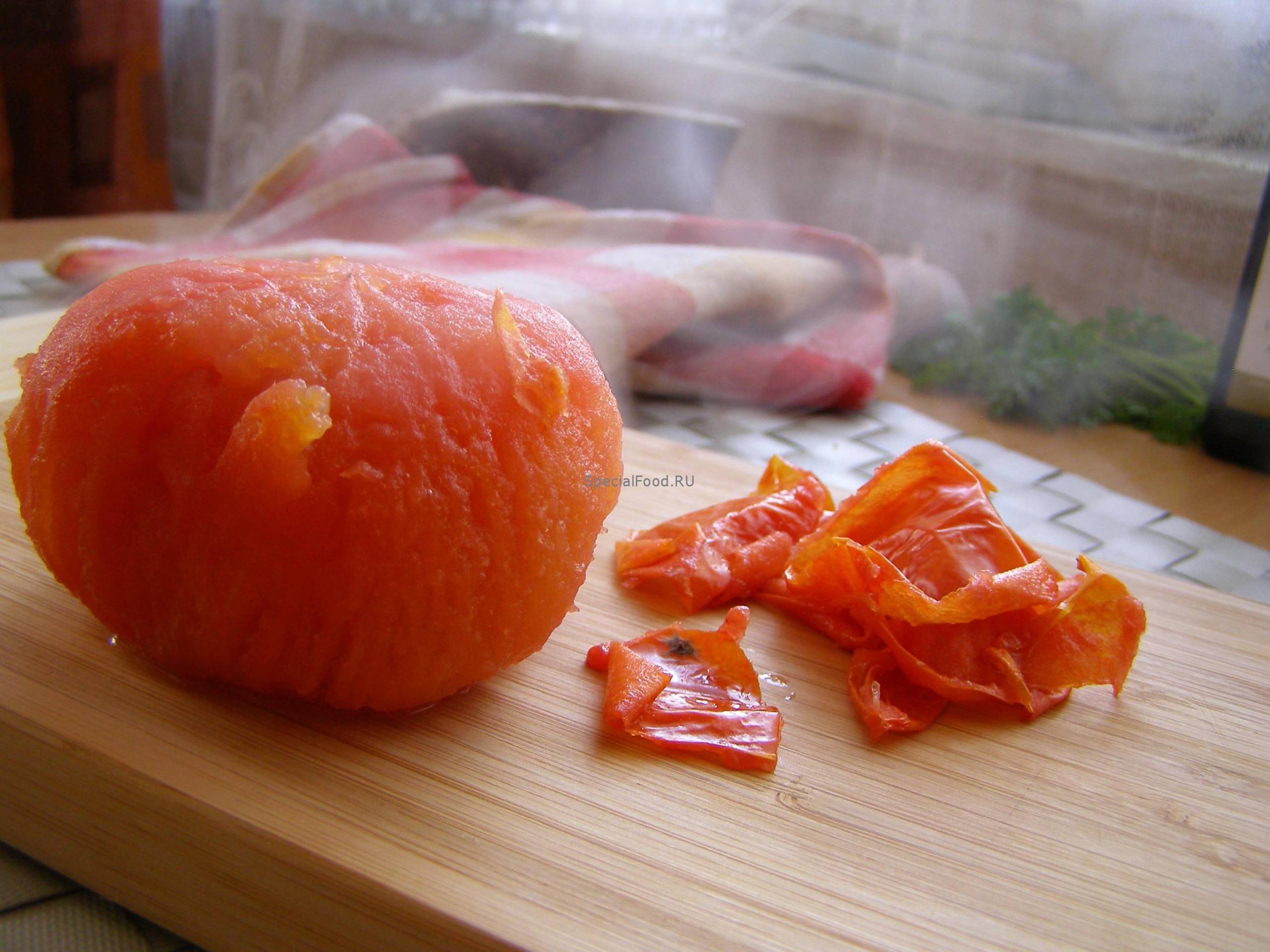 Нарежем помидор