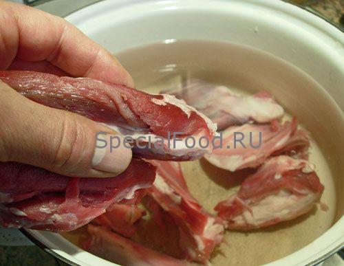 Вымачивание мяса