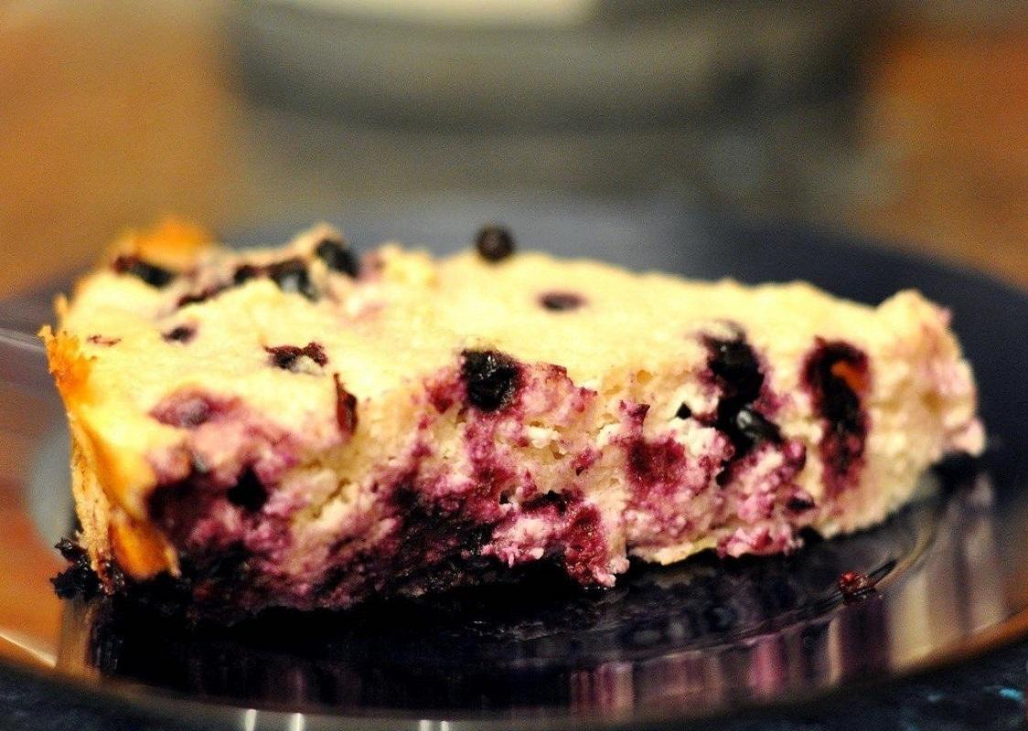 Запеканка с лесными ягодами